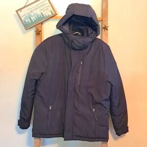 Hollister women's L puffer jacket black